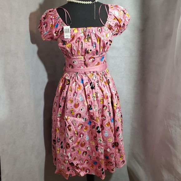 Dress Shop Disney Dooney & Burke Pink Dog Dress - Picture 6 of 8